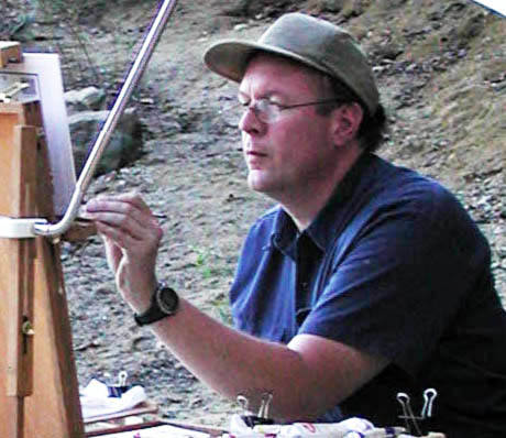 Plein air painting in southern Illinois